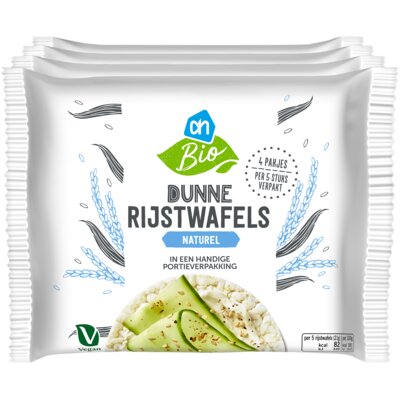 pdp-image-AH Biologisch Dunne rijstwafels naturel 4-pack