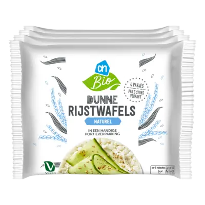 pdp-image-AH Biologisch Dunne rijstwafels naturel 4-pack