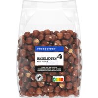 Een afbeelding van AH Ongezouten hazelnoten met vlies