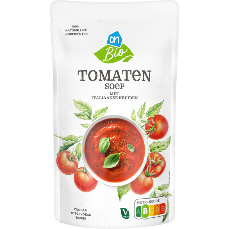 Een afbeelding van AH Biologisch Tomatensoep