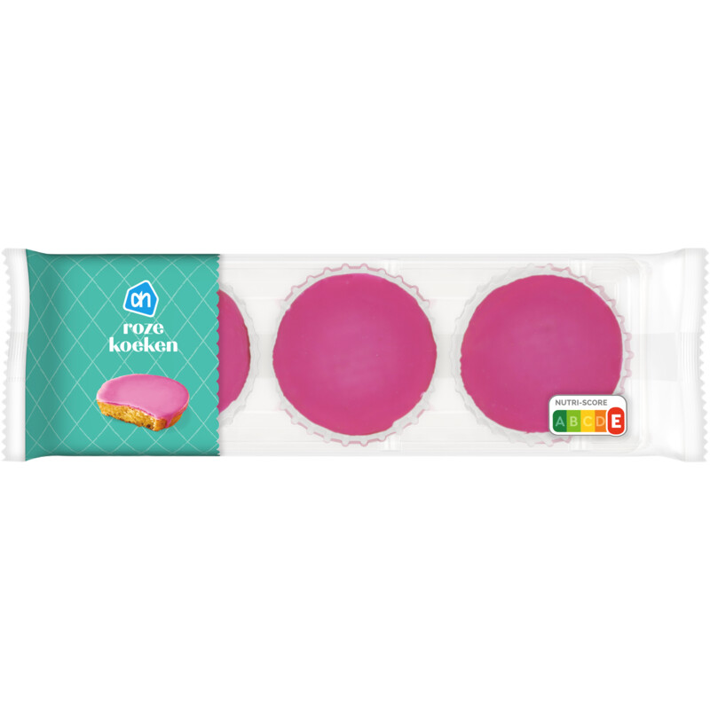 Een afbeelding van AH Roze koeken