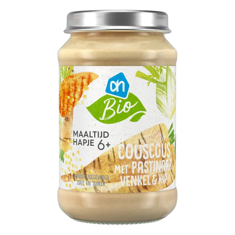 Maaltijdhapje couscous pastinaak kip 6+
