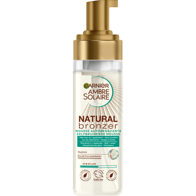 Een afbeelding van Ambre Solaire Natural bronzer self tan mousse