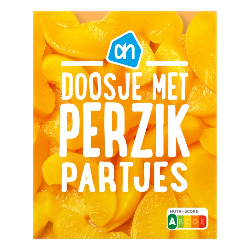 Doosje met perzikpartjes