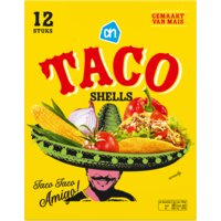 Een afbeelding van AH Taco schelpen