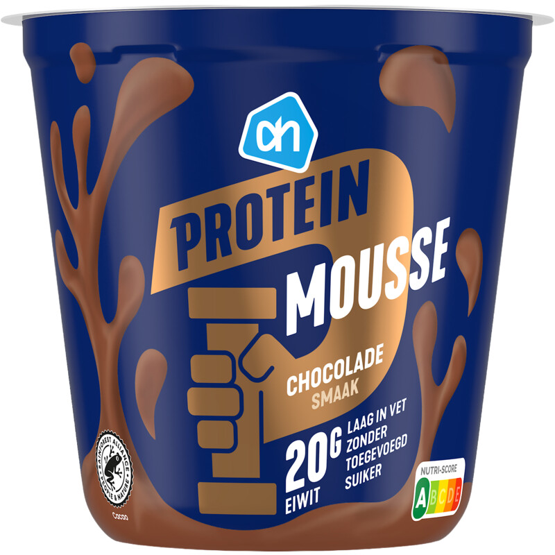 Een afbeelding van AH Protein mousse chocoladesmaak