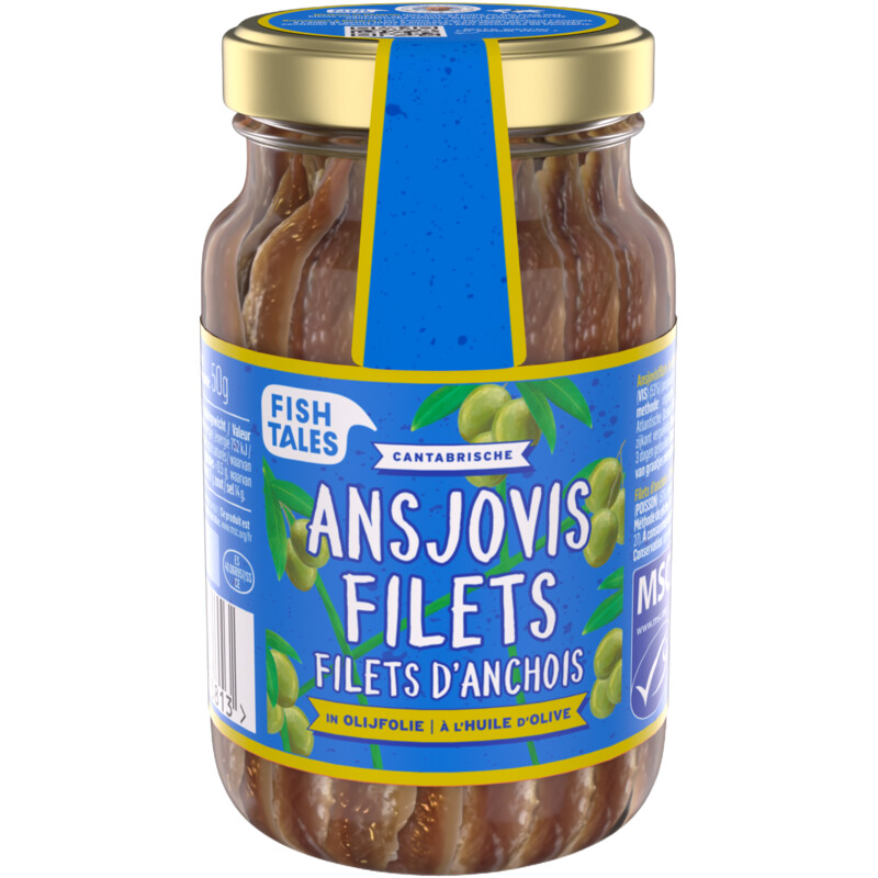 Een afbeelding van Fish Tales Anjovisfilets in olijfolie