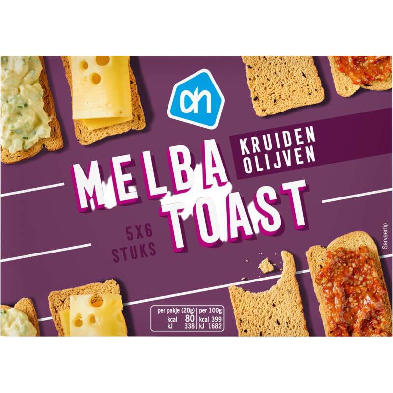 Een afbeelding van AH Melba Italiaanse kruiden & olijf