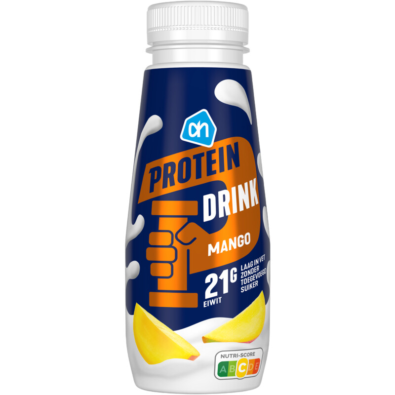 Een afbeelding van AH Protein drink mango