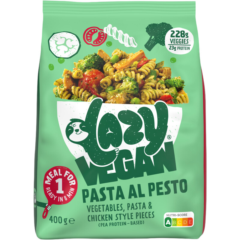 Een afbeelding van Lazy Vegan Pasta al pesto