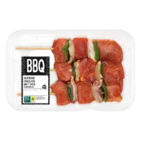 AH BBQ gekruide shaslick met spek