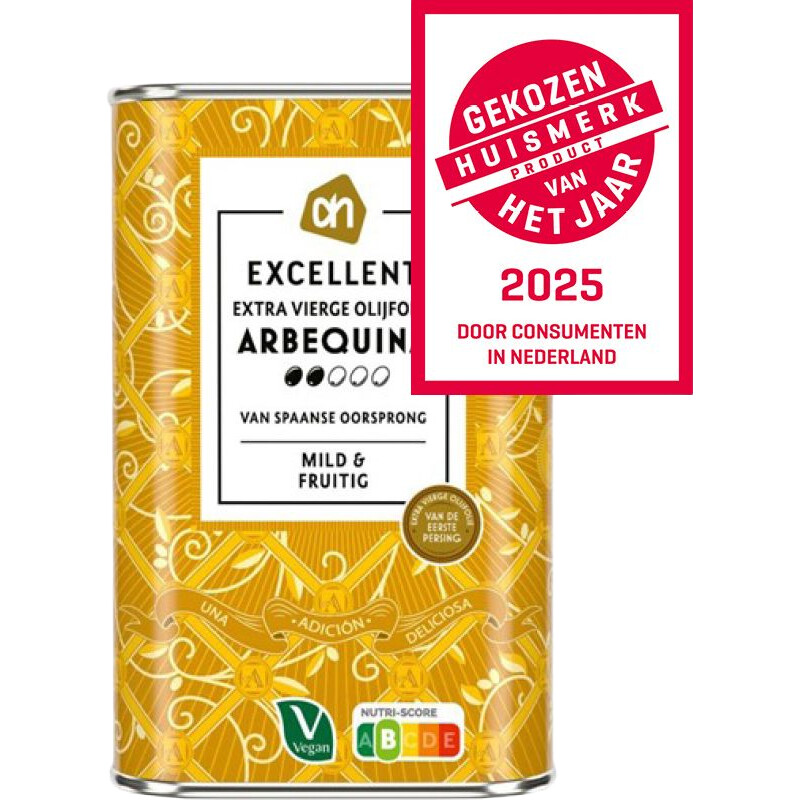 Een afbeelding van AH Excellent Extra vierge olijfolie arbequina
