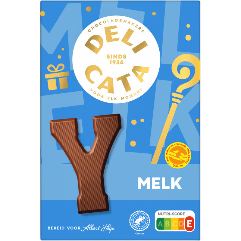 Een afbeelding van Delicata Chocoladeletter melk Y
