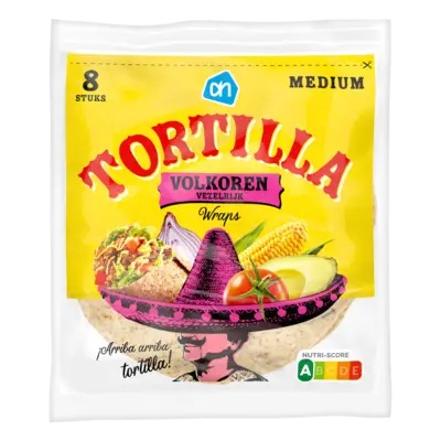 pdp-image-AH Tortilla volkoren wraps medium