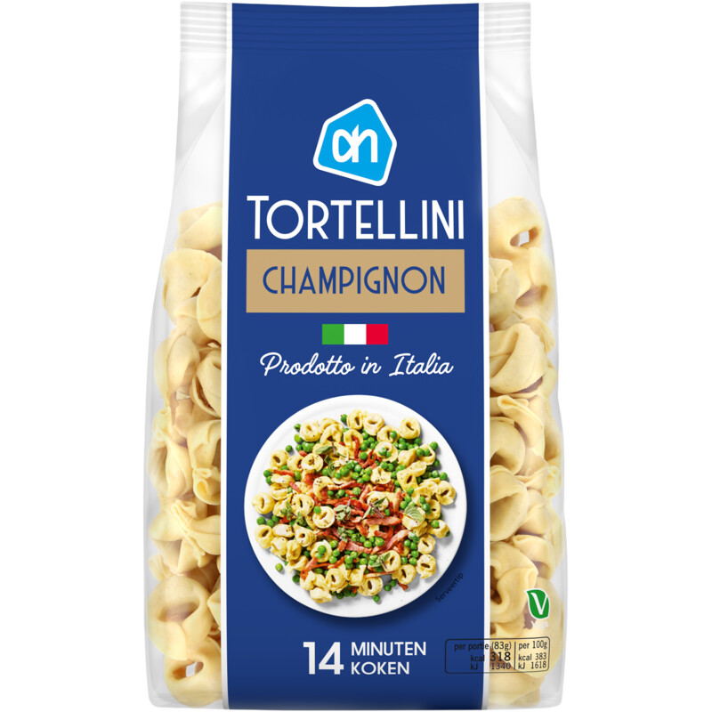 Een afbeelding van AH Tortellini champignon