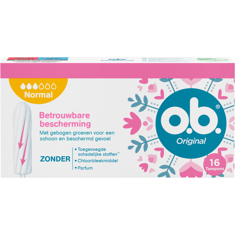 Een afbeelding van o.b. Original tampons normaal