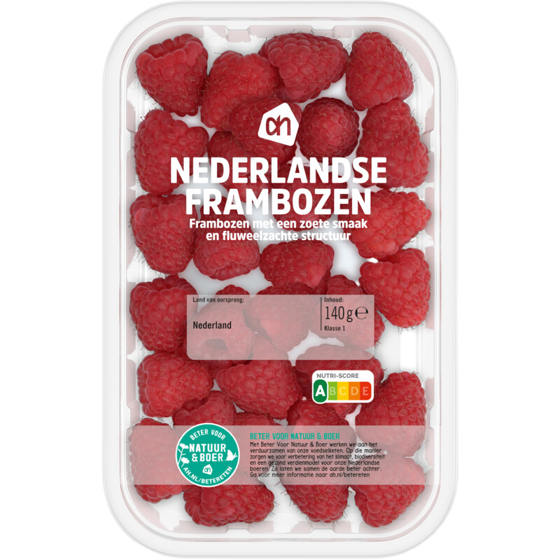 Een afbeelding van AH Sweet Eve frambozen