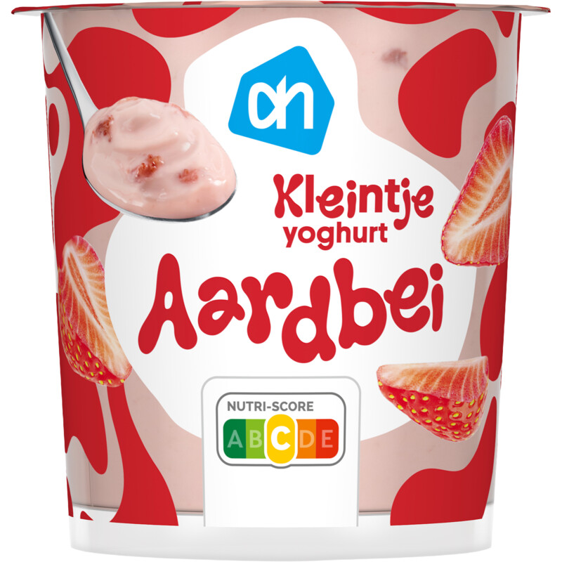 Een afbeelding van AH Kleintje yoghurt aardbei