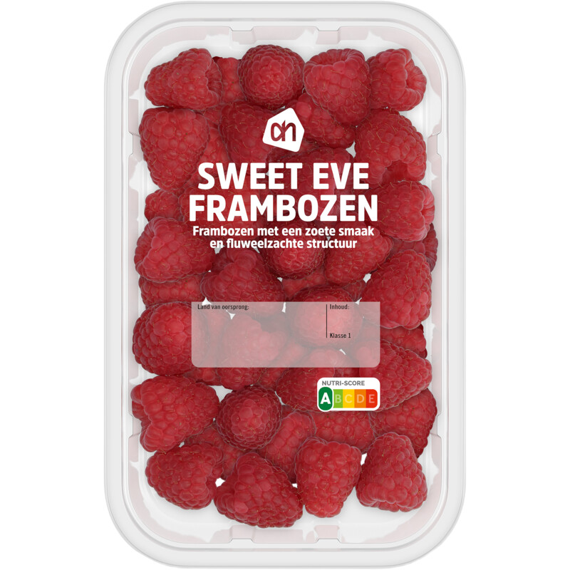 Een afbeelding van AH Sweet Eve frambozen