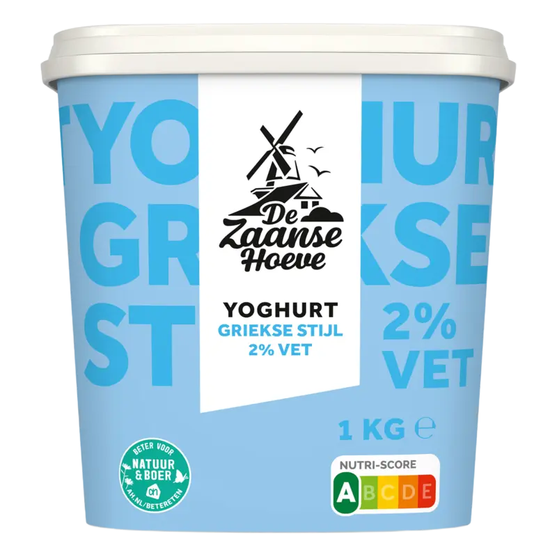 De Zaanse Hoeve Yoghurt Griekse stijl 2% vet