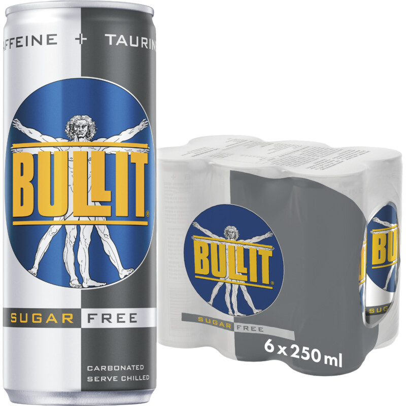 Een afbeelding van Bullit Sugarfree 6-pack