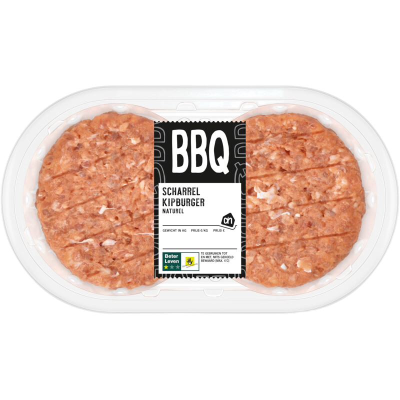 Een afbeelding van AH BBQ scharrel kipburger