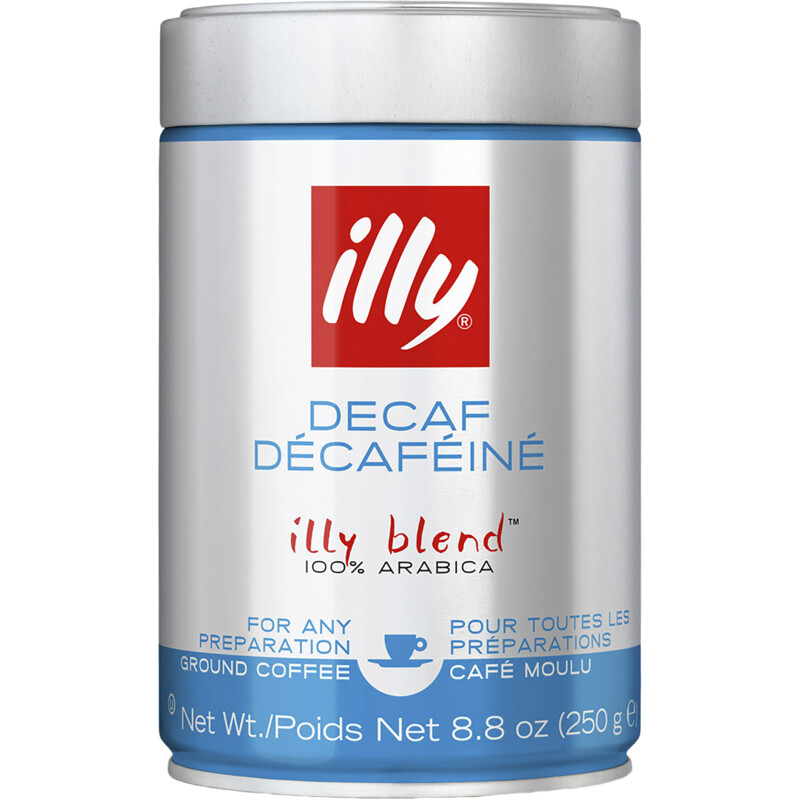 Een afbeelding van illy Decaf 100% Arabica snelfiltermaling