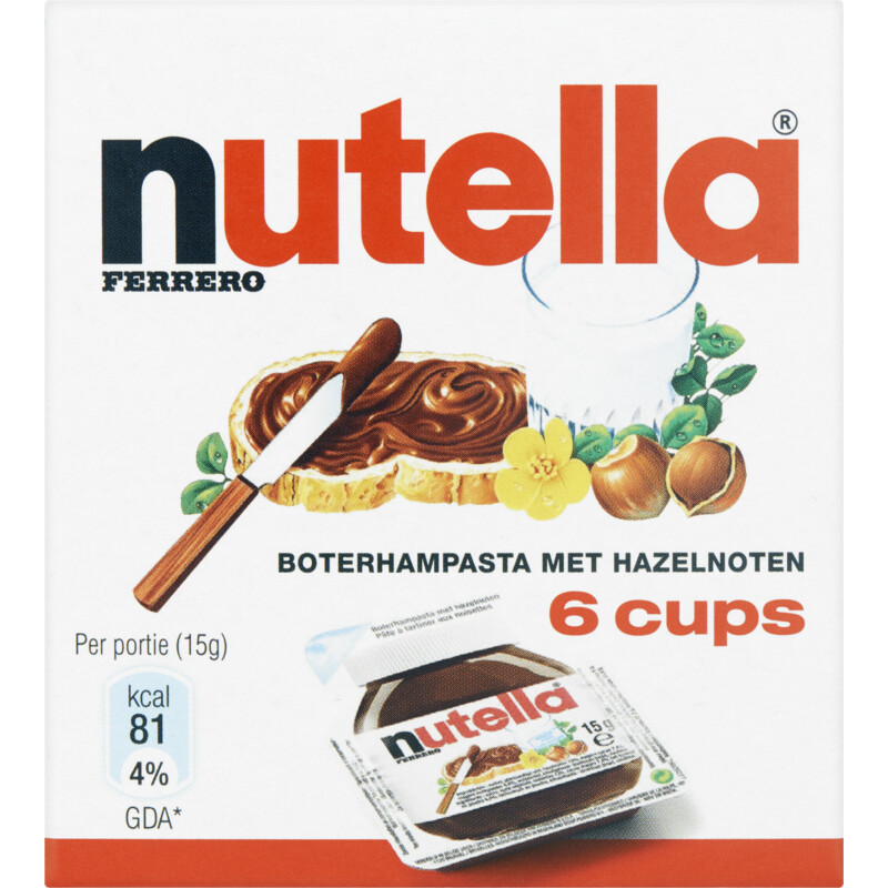 Een afbeelding van Nutella Cups