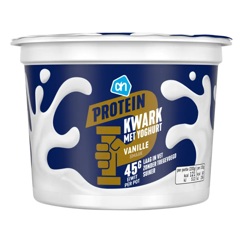 Protein kwark met yoghurt vanillesmaak