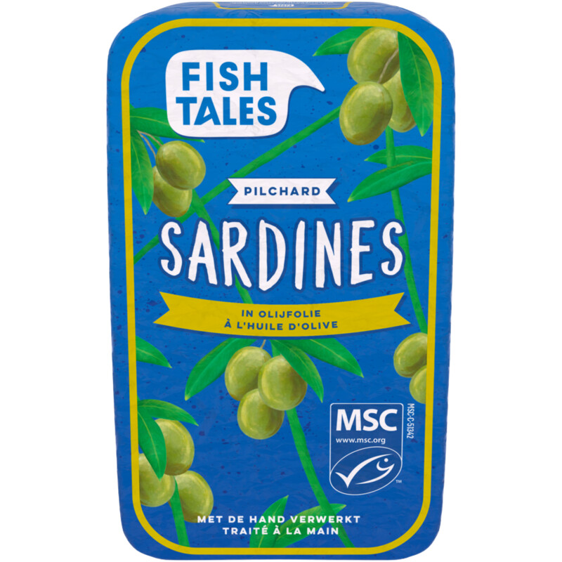 Een afbeelding van Fish Tales Sardines in olijfolie