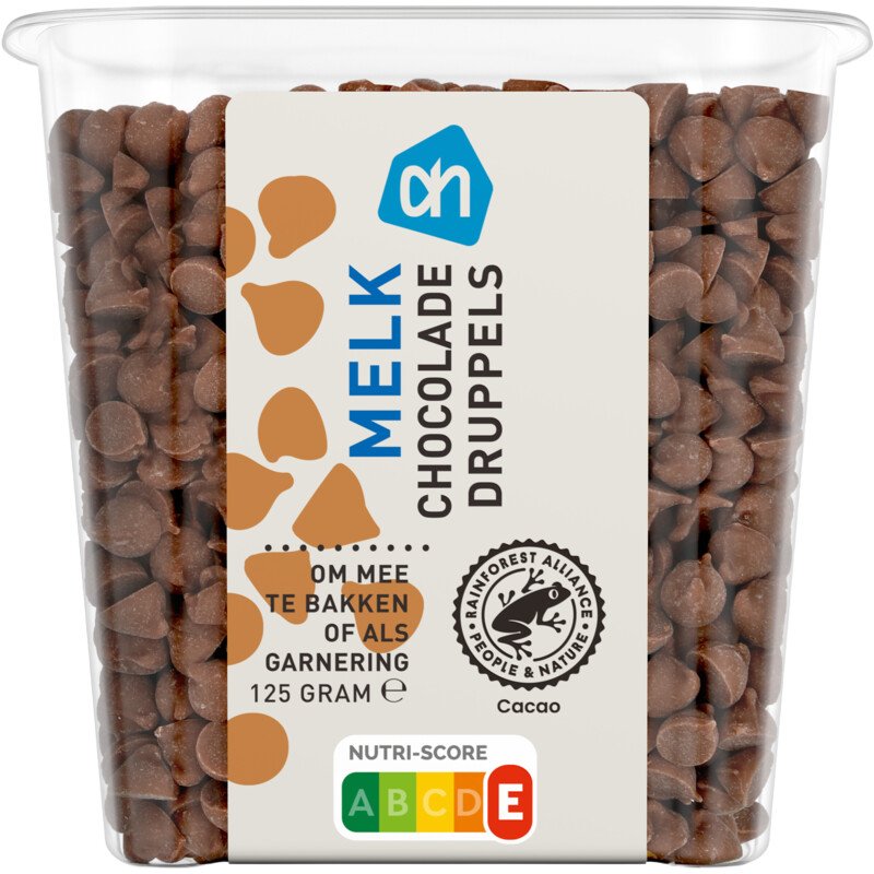 Een afbeelding van AH Melk chocolade druppels