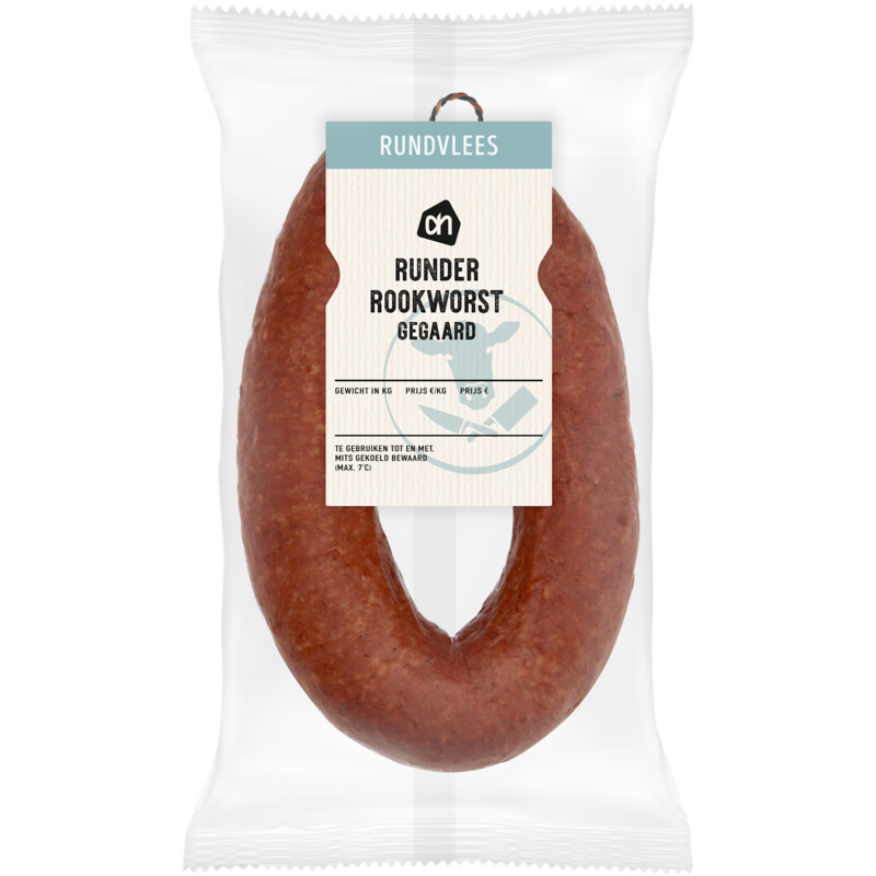 Een afbeelding van AH Runderrookworst