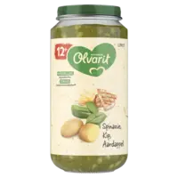 Olvarit Spinazie kip aardappel 12m+