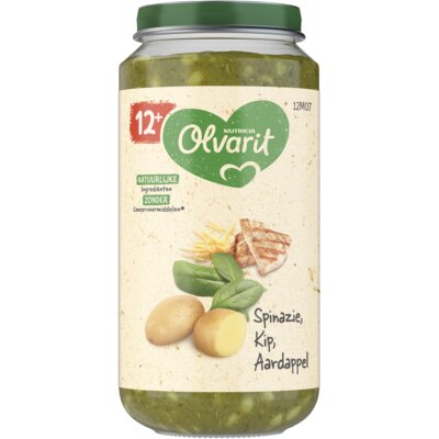 pdp-image-Olvarit Spinazie kip aardappel 12m+