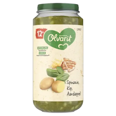 pdp-image-Olvarit Spinazie kip aardappel 12m+