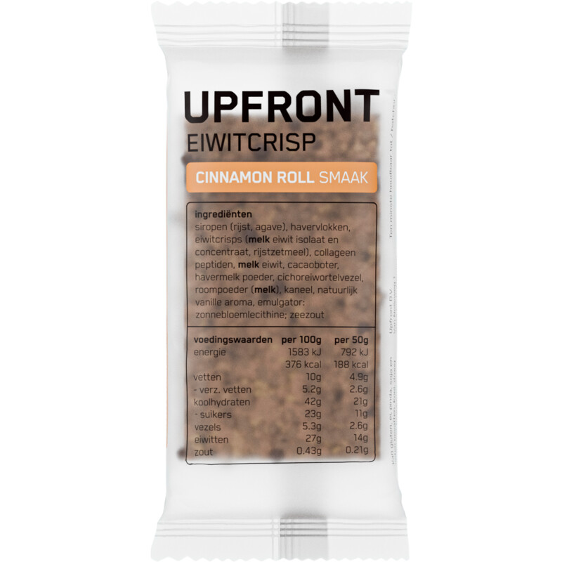 Een afbeelding van Upfront Eiwitcrisp cinnamon roll