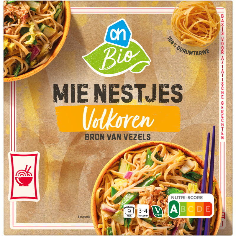 Een afbeelding van AH Biologisch Mienestjes volkoren
