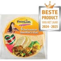 Een afbeelding van Faja Lobi Surinaamse sandhia's roti