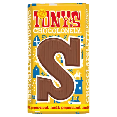 pdp-image-Tony's Chocolonely Melkchocolade letterreep pepernoot S
