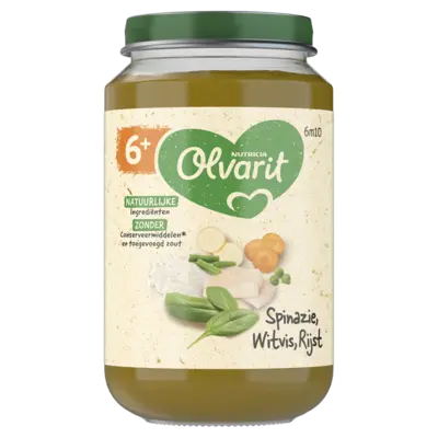 pdp-image-Olvarit Spinazie witvis rijst 6m+