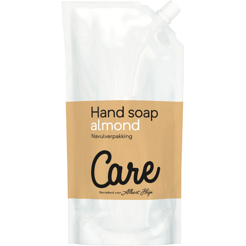Een afbeelding van Care Hand soap almond navulling