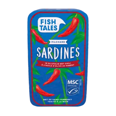 pdp-image-Fish Tales Sardines in olijfolie met chili