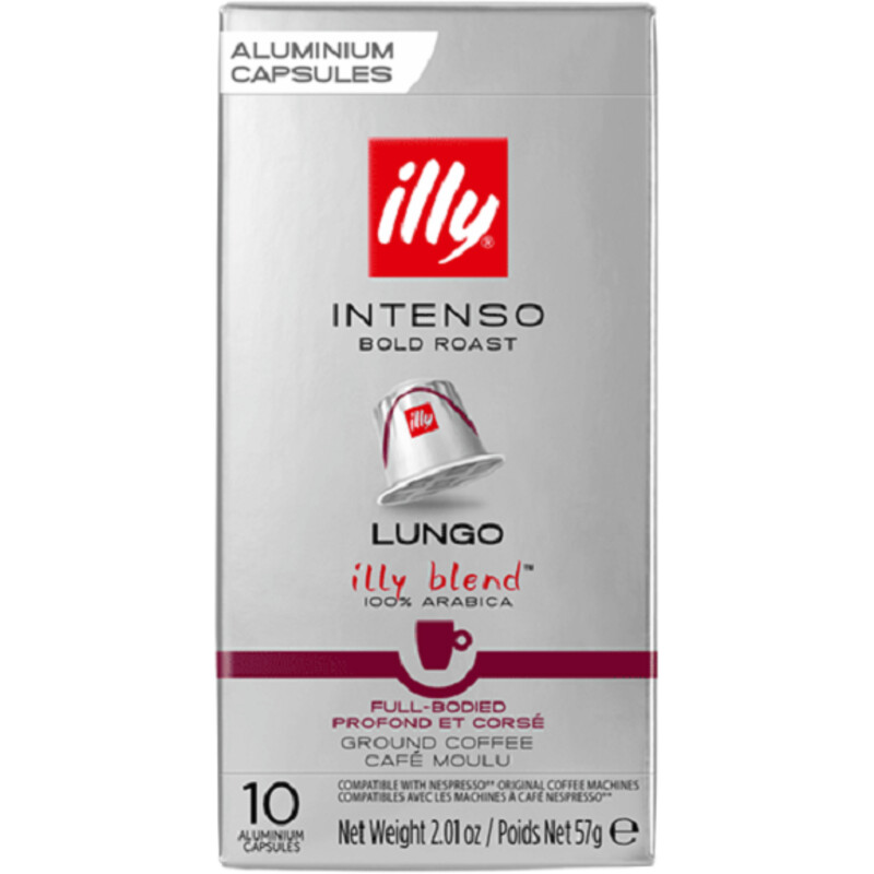 Een afbeelding van illy Intenso lungo capsules