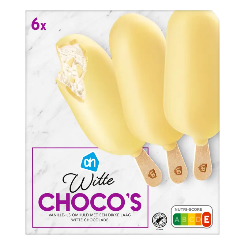 AH Ah chocosticks white
