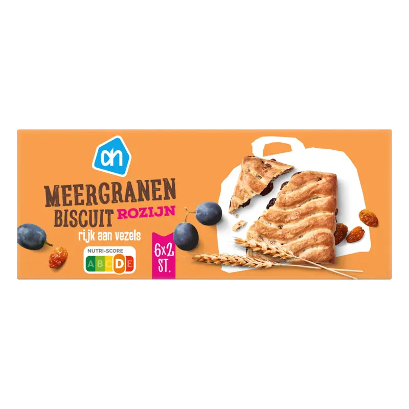Meergranenbiscuit rozijn