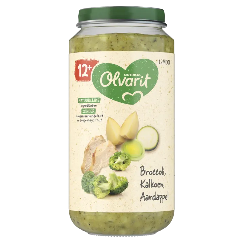 Olvarit Broccoli kalkoen aardappel 12m+