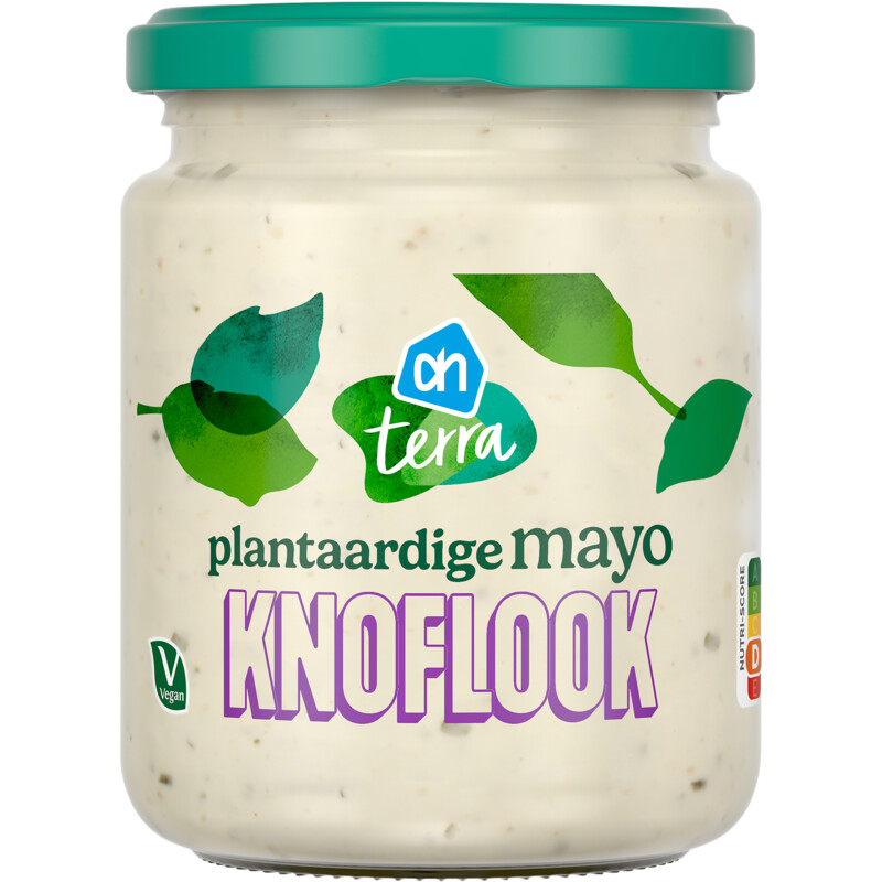 Een afbeelding van AH Terra Plantaardig mayo knoflook