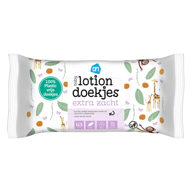 Baby lotiondoekjes extra zacht
