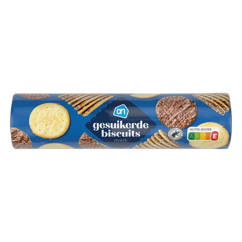 Gesuikerde biscuits melk chocolade