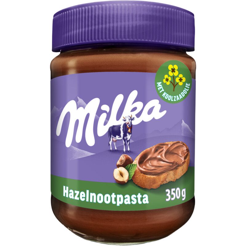 Een afbeelding van Milka Hazelnootpasta met chocolade